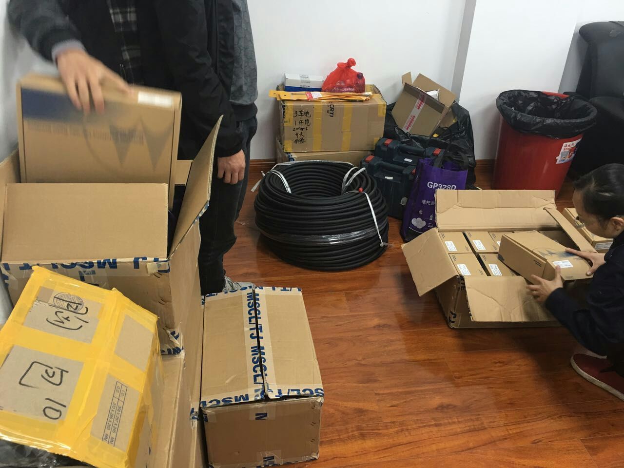 我公司完成阳逻集装箱码头的无线覆盖项目